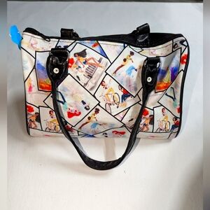 Disney Princesses Medium Barrel Bag with Handles Ariel Tiana Belle Milan